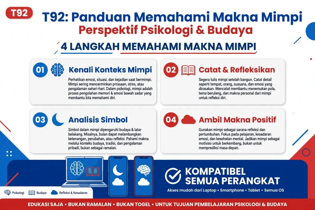 T92: Panduan Angka dan Tafsir Mimpi 2D